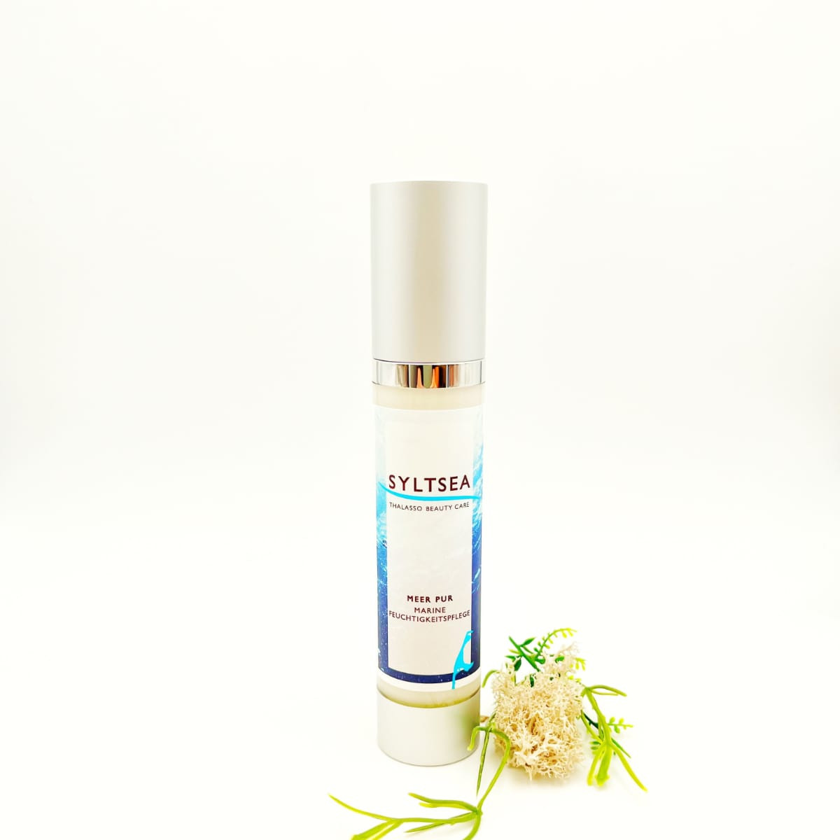 MEER PUR · Marine Feuchtigskeitspflege ultrasoft · Sheabutter Wakamealge Meersalz